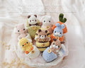 No-Sew Mini Animal Crochet Pattern Bundle (7 Amigurumi Patterns)