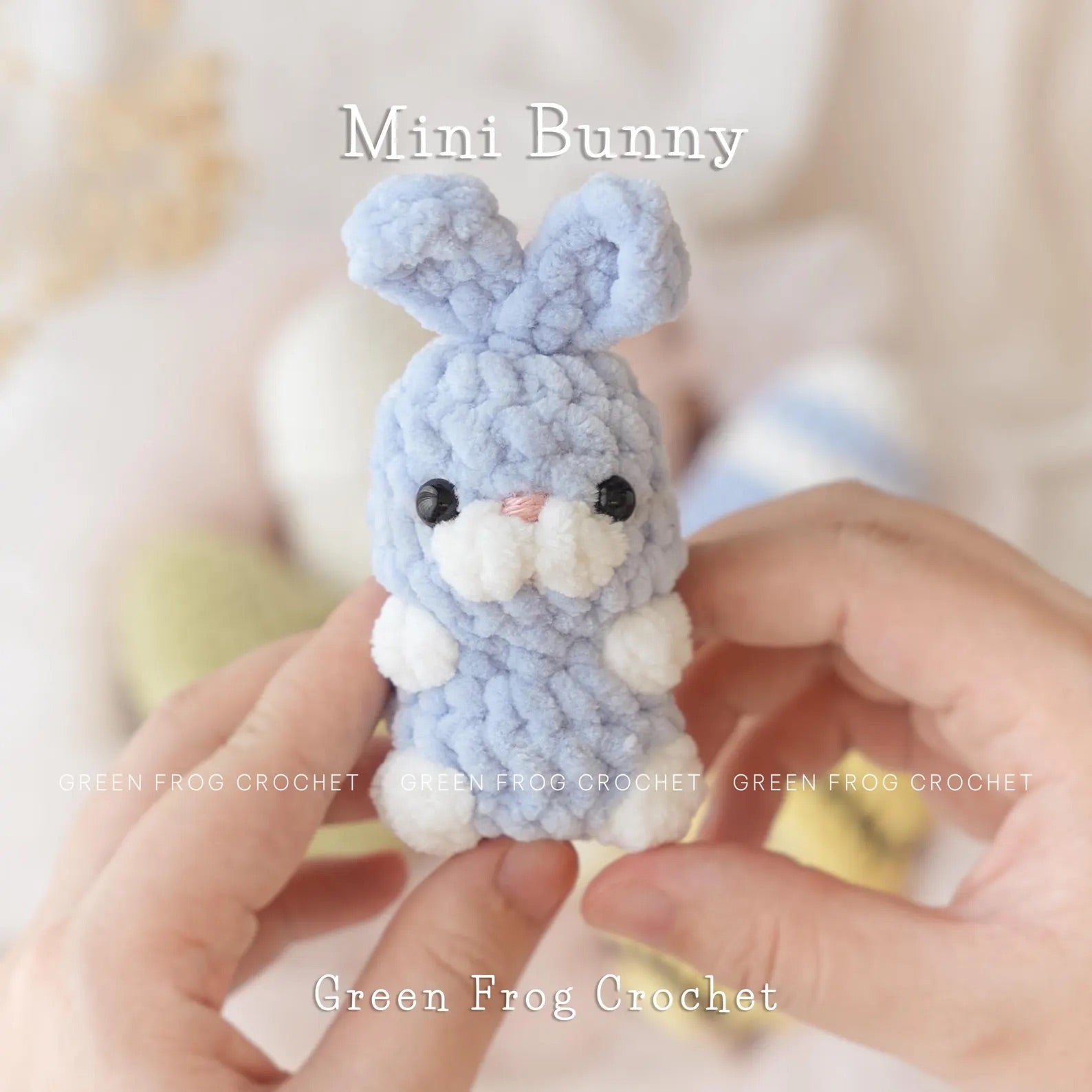 No-Sew Mini Animal Crochet Pattern Bundle (7 Amigurumi Patterns)