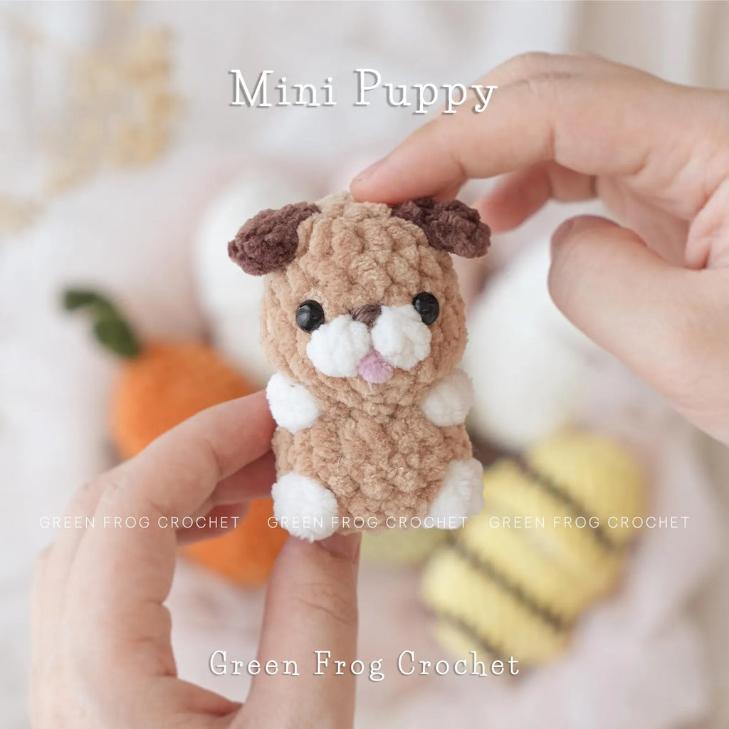 No-Sew Mini Animal Crochet Pattern Bundle (7 Amigurumi Patterns)