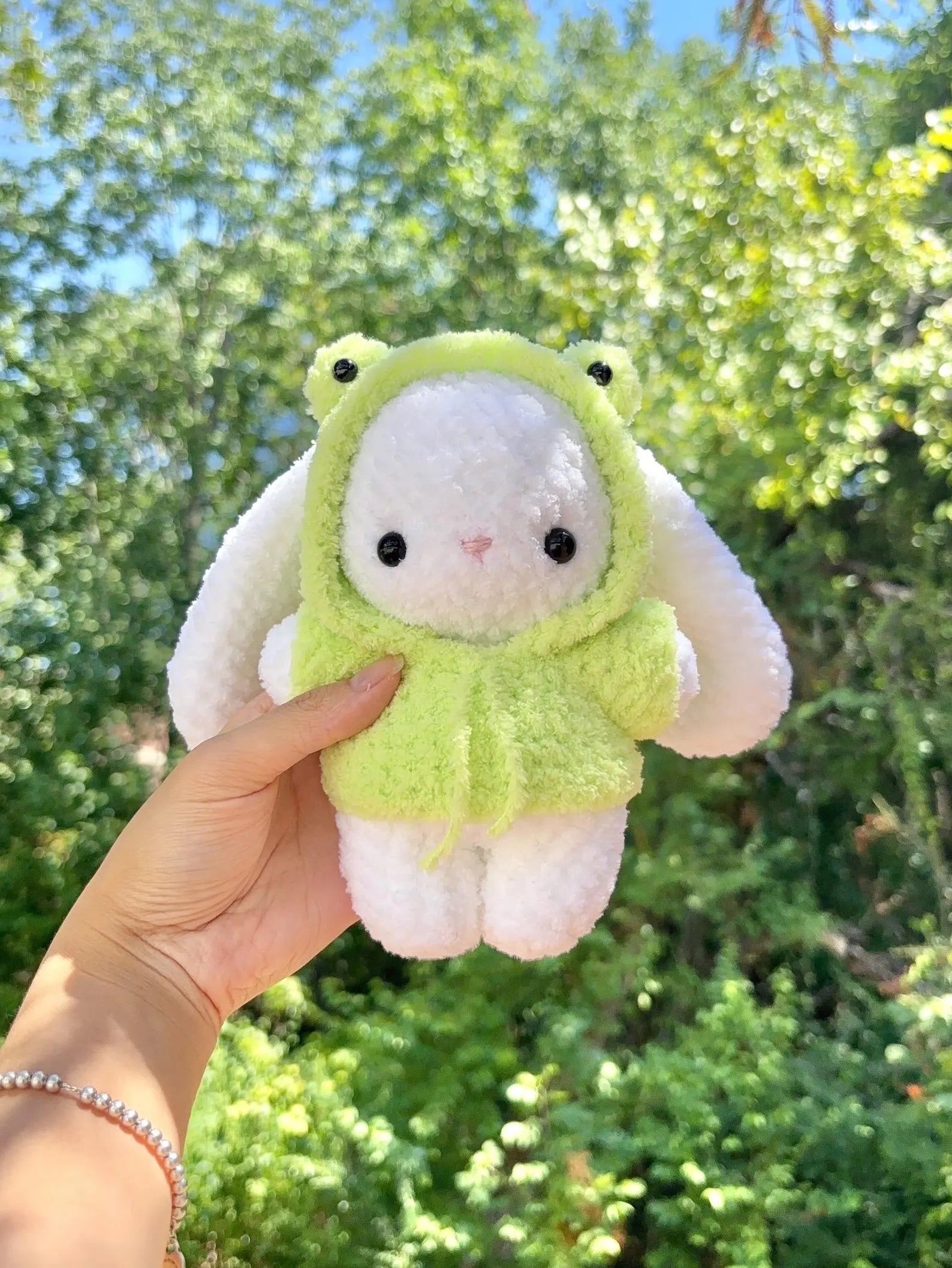 9-in-1 Baby Bunny Hoodie Crochet Pattern Bundle