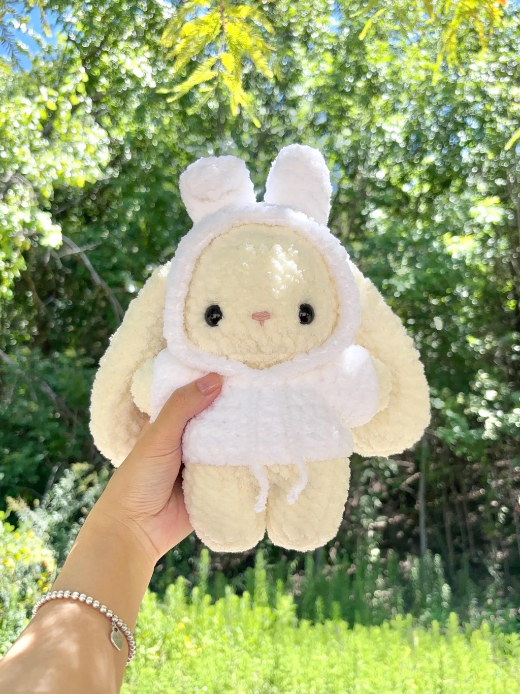 9-in-1 Baby Bunny Hoodie Crochet Pattern Bundle