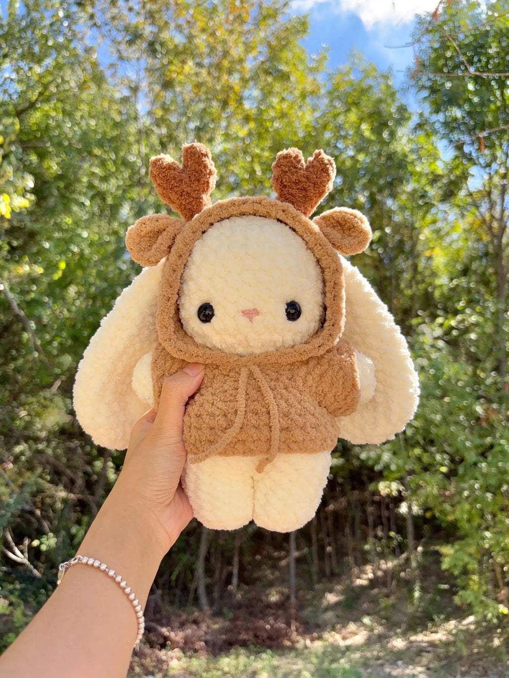 9-in-1 Baby Bunny Hoodie Crochet Pattern Bundle